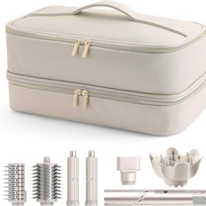 Tragetasche für Shark Flexstyle, doppellagige Reisetasche für Shark Flexstyle/Dyson Airwrap, wasserdichte Aufbewahrungstasche, tragbare Reise-Organizer-Tasche für Shark Flexstyle und Dyson Airwrap