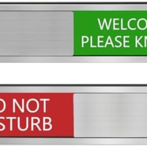 Hinweisschild in Use/Available for Home Office Toilette Privacy Slide Door Sign (do not)