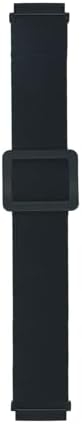 Elastisches Uhrenarmband oder Knöchelband, 22 mm, kompatibel mit Garmin Venu 2/3, Fossil Gen 6 44 mm, Samsung Galaxy Watch 3 45 mm, Garmin Vivoactive 4 45 mm Smartwatch (Schwarz, Medium)