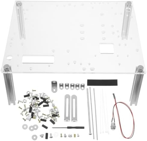 1 Set Open Chassis Motherboard Computer Grafikkarten Gehäuse Bank Gehäuse Open Air Computerrahmen Open Air Computer Halterung DIY Blanker Rahmen Aluminiumlegierung Desktop Case Video