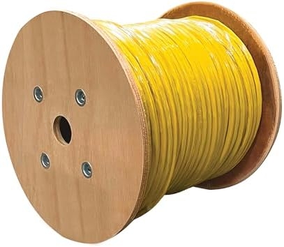 Tripp Lite Kabelspule für Zugangskontrolle, 305 m, 4-Komponenten-Kabelbündel, blanke Drahtverbinder, CMP-bewertete Ummantelung, lebenslange Herstellergarantie (A300-01K-YW)